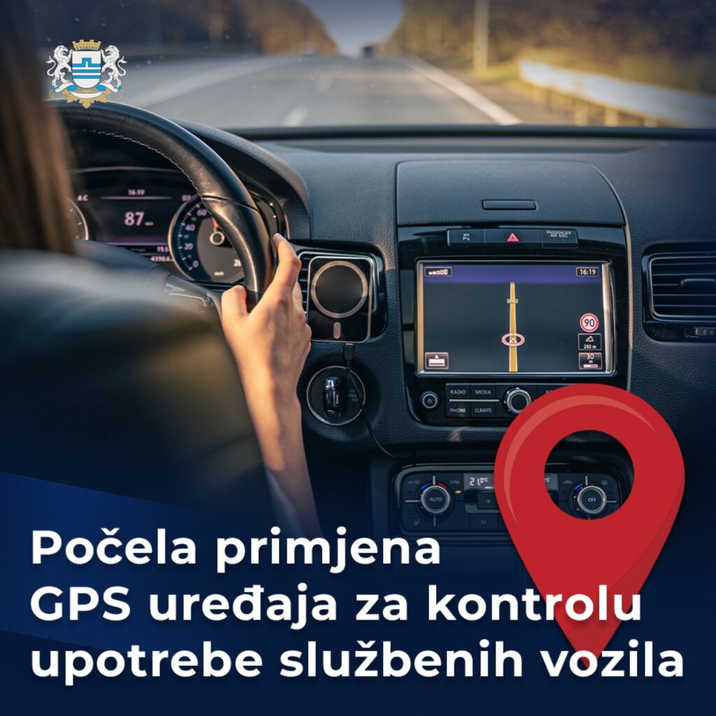 Počela primjena GPS uređaja za praćenje službenih vozila